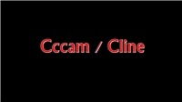 Add CLine to CCCam.cfg file and save